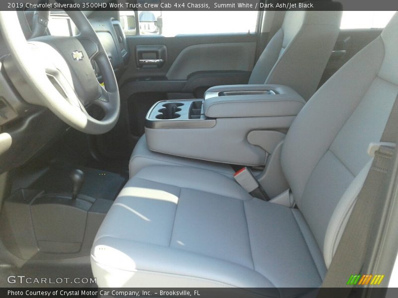 Summit White / Dark Ash/Jet Black 2019 Chevrolet Silverado 3500HD Work Truck Crew Cab 4x4 Chassis
