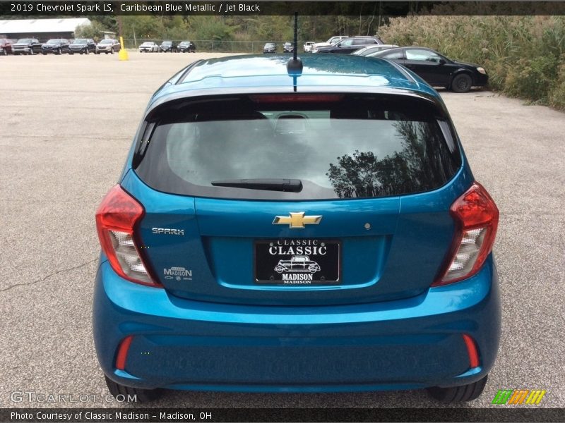 Caribbean Blue Metallic / Jet Black 2019 Chevrolet Spark LS