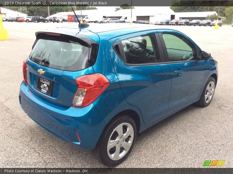 Caribbean Blue Metallic / Jet Black 2019 Chevrolet Spark LS