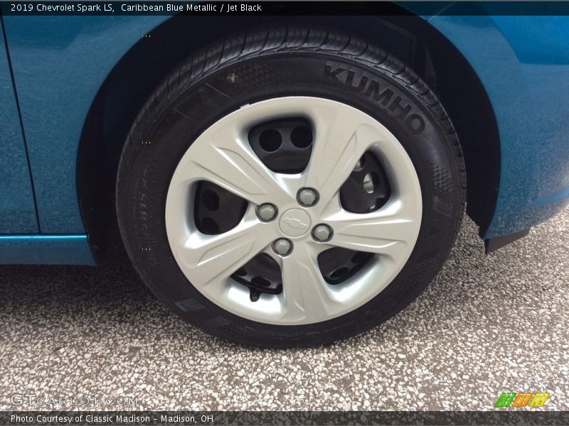 Caribbean Blue Metallic / Jet Black 2019 Chevrolet Spark LS