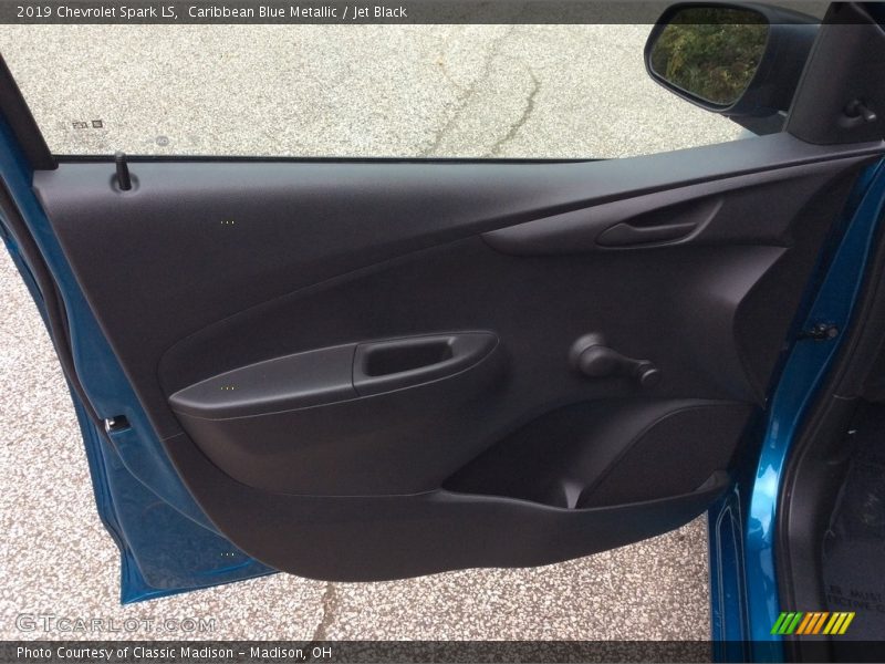 Caribbean Blue Metallic / Jet Black 2019 Chevrolet Spark LS
