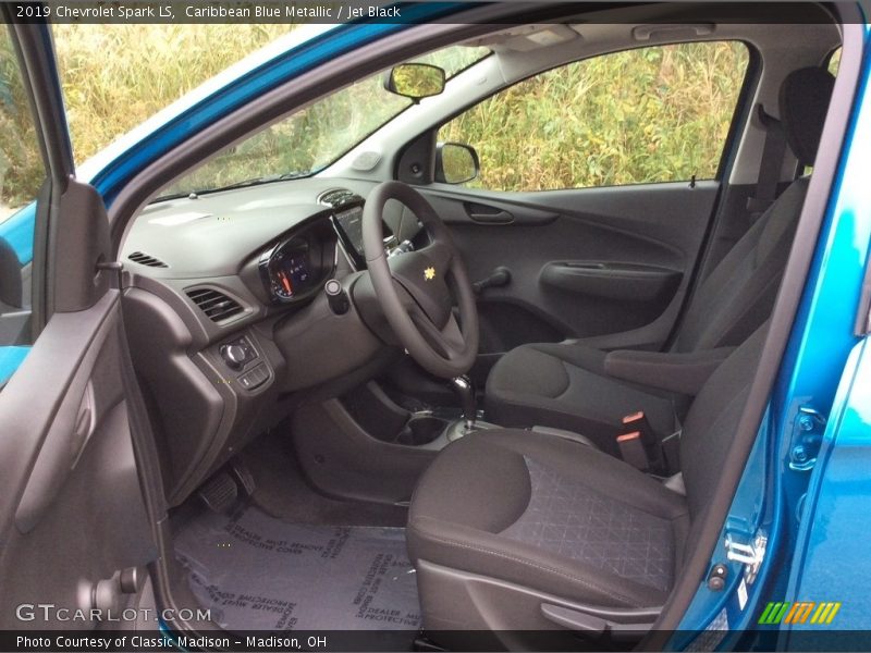 Caribbean Blue Metallic / Jet Black 2019 Chevrolet Spark LS