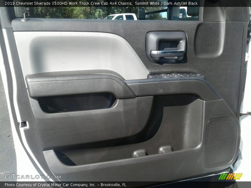 Summit White / Dark Ash/Jet Black 2019 Chevrolet Silverado 3500HD Work Truck Crew Cab 4x4 Chassis