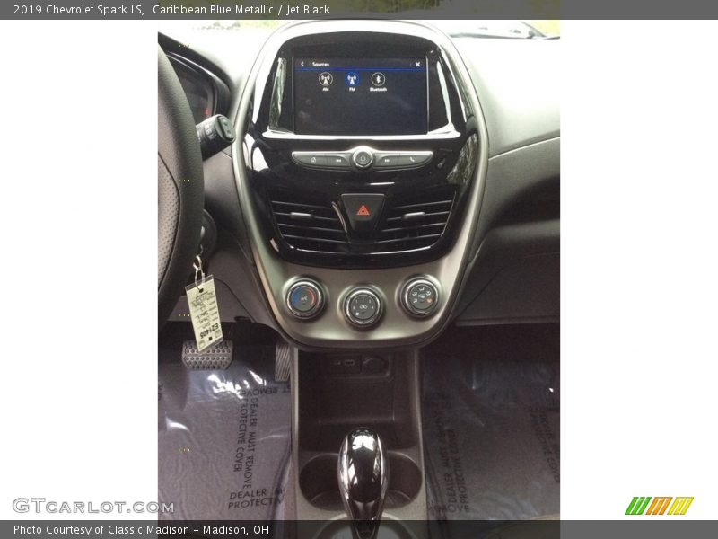 Caribbean Blue Metallic / Jet Black 2019 Chevrolet Spark LS