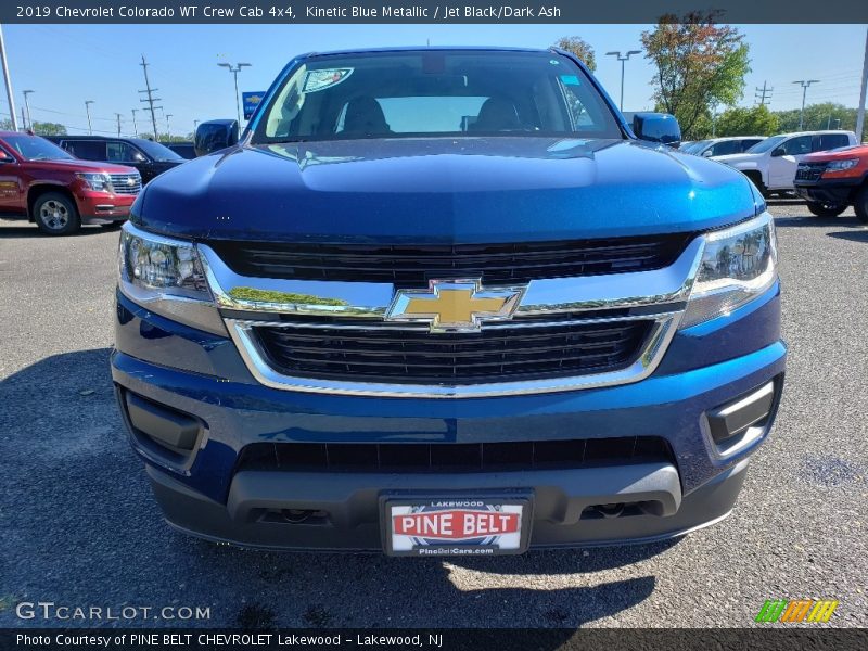 Kinetic Blue Metallic / Jet Black/Dark Ash 2019 Chevrolet Colorado WT Crew Cab 4x4