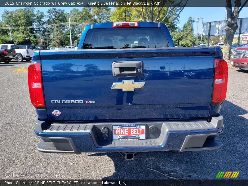 Kinetic Blue Metallic / Jet Black/Dark Ash 2019 Chevrolet Colorado WT Crew Cab 4x4