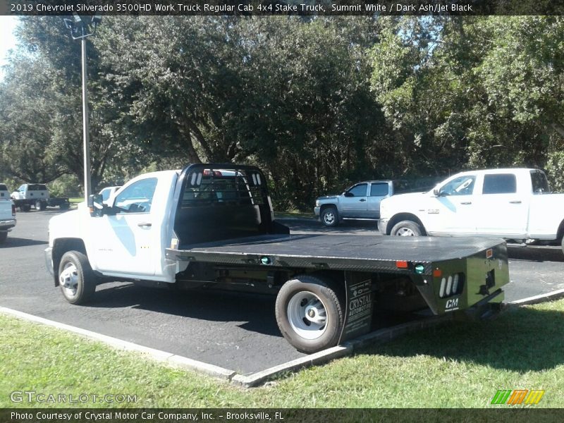 Summit White / Dark Ash/Jet Black 2019 Chevrolet Silverado 3500HD Work Truck Regular Cab 4x4 Stake Truck