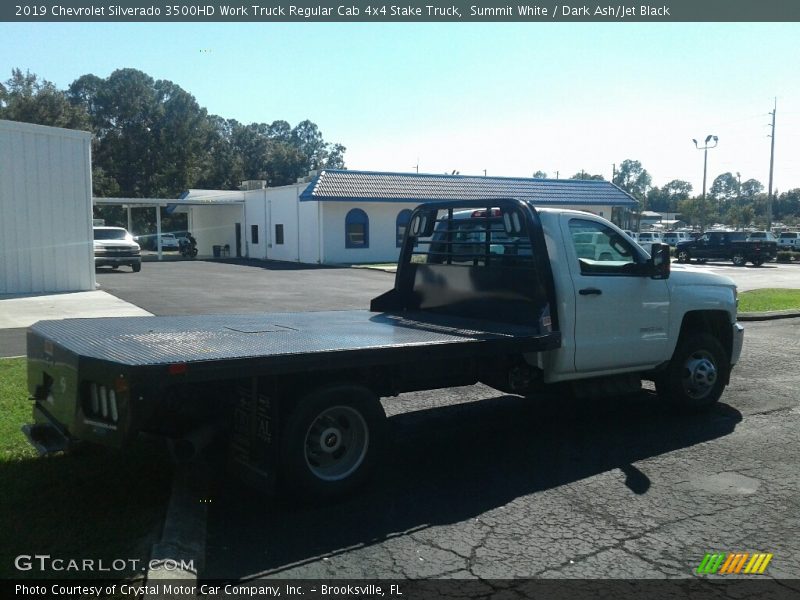Summit White / Dark Ash/Jet Black 2019 Chevrolet Silverado 3500HD Work Truck Regular Cab 4x4 Stake Truck