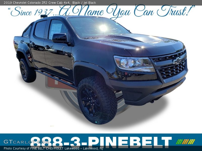 Black / Jet Black 2019 Chevrolet Colorado ZR2 Crew Cab 4x4