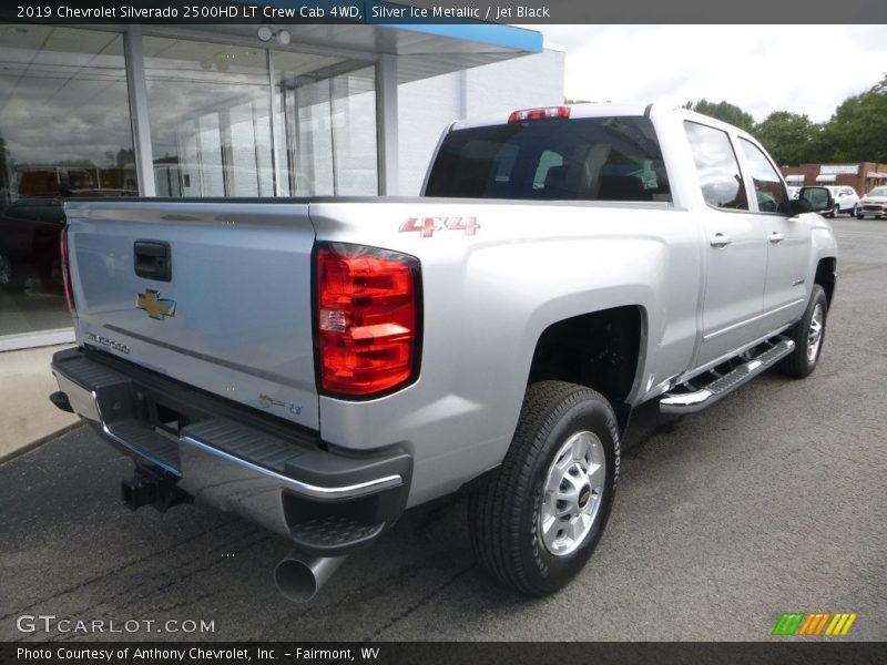 Silver Ice Metallic / Jet Black 2019 Chevrolet Silverado 2500HD LT Crew Cab 4WD