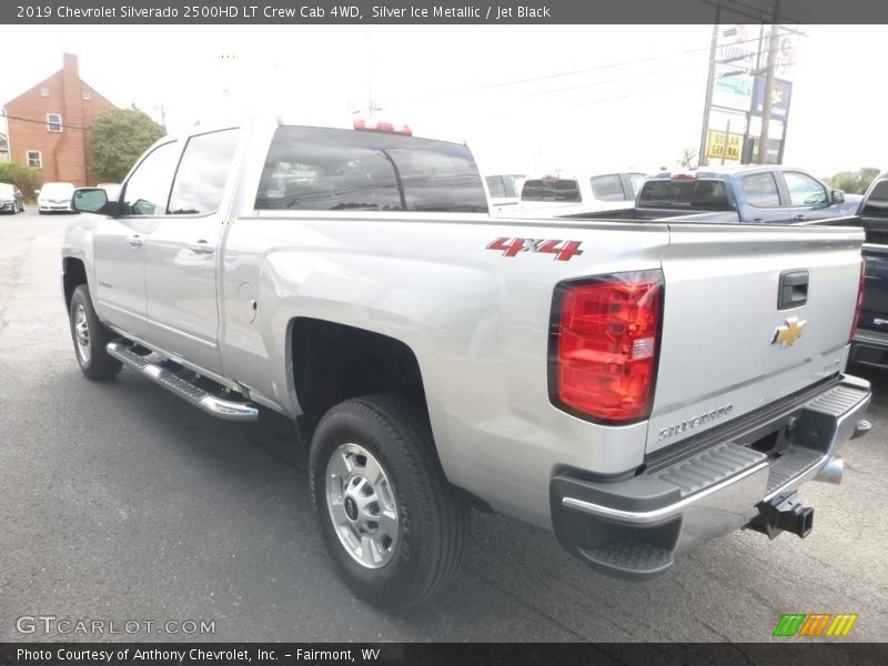 Silver Ice Metallic / Jet Black 2019 Chevrolet Silverado 2500HD LT Crew Cab 4WD