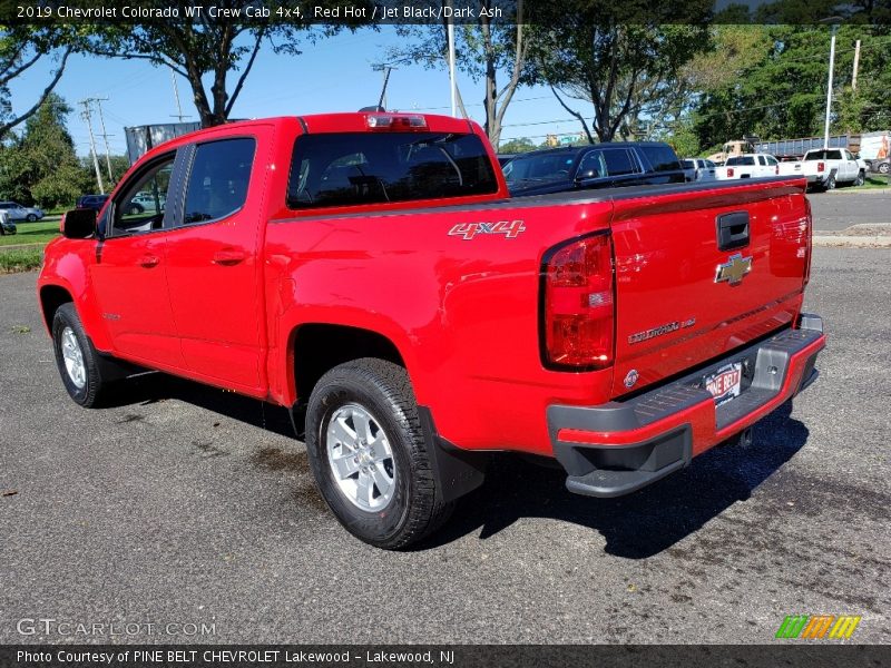 Red Hot / Jet Black/Dark Ash 2019 Chevrolet Colorado WT Crew Cab 4x4