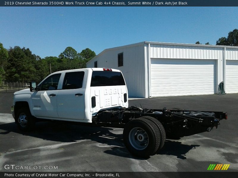 Summit White / Dark Ash/Jet Black 2019 Chevrolet Silverado 3500HD Work Truck Crew Cab 4x4 Chassis
