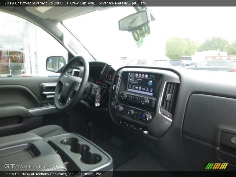 Silver Ice Metallic / Jet Black 2019 Chevrolet Silverado 2500HD LT Crew Cab 4WD