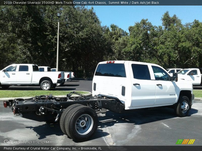 Summit White / Dark Ash/Jet Black 2019 Chevrolet Silverado 3500HD Work Truck Crew Cab 4x4 Chassis