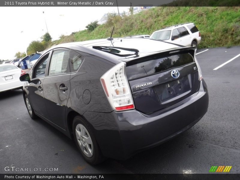 Winter Gray Metallic / Dark Gray 2011 Toyota Prius Hybrid III