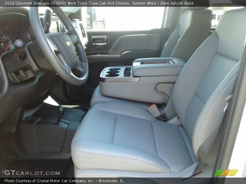 Summit White / Dark Ash/Jet Black 2019 Chevrolet Silverado 3500HD Work Truck Crew Cab 4x4 Chassis