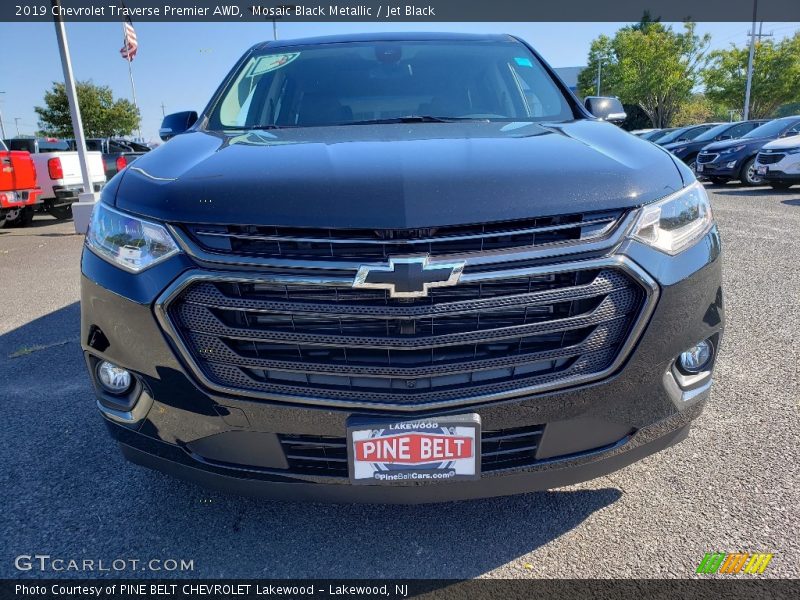 Mosaic Black Metallic / Jet Black 2019 Chevrolet Traverse Premier AWD