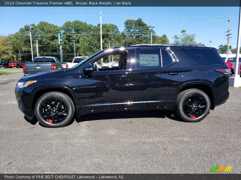 Mosaic Black Metallic / Jet Black 2019 Chevrolet Traverse Premier AWD