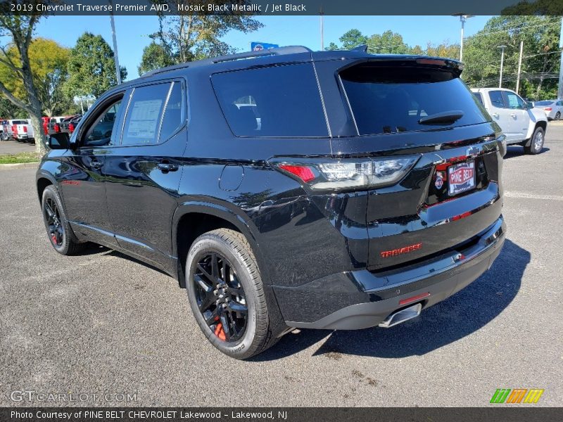Mosaic Black Metallic / Jet Black 2019 Chevrolet Traverse Premier AWD
