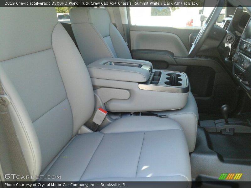 Summit White / Dark Ash/Jet Black 2019 Chevrolet Silverado 3500HD Work Truck Crew Cab 4x4 Chassis