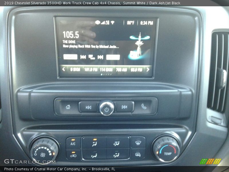 Summit White / Dark Ash/Jet Black 2019 Chevrolet Silverado 3500HD Work Truck Crew Cab 4x4 Chassis