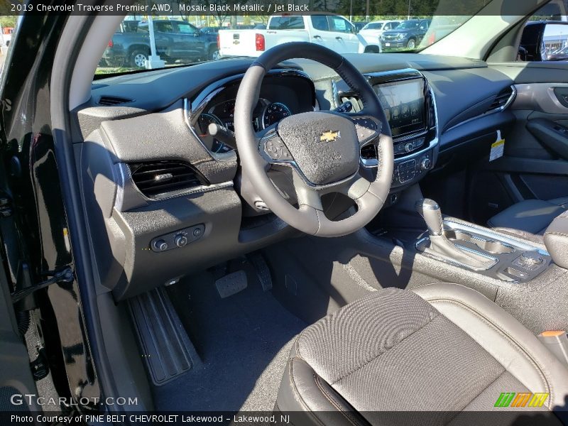 Mosaic Black Metallic / Jet Black 2019 Chevrolet Traverse Premier AWD