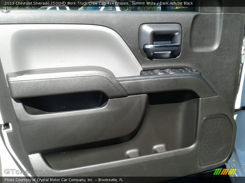 Summit White / Dark Ash/Jet Black 2019 Chevrolet Silverado 3500HD Work Truck Crew Cab 4x4 Chassis