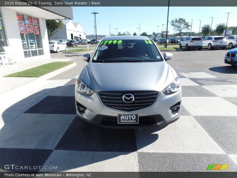 Sonic Silver Metallic / Black 2016 Mazda CX-5 Touring