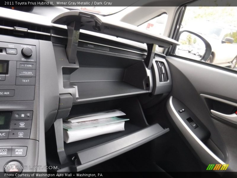 Winter Gray Metallic / Dark Gray 2011 Toyota Prius Hybrid III