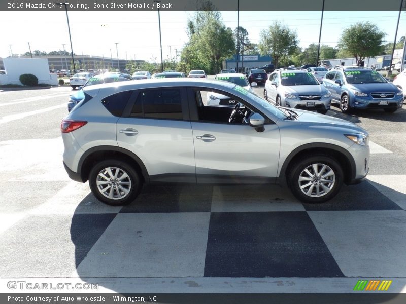 Sonic Silver Metallic / Black 2016 Mazda CX-5 Touring