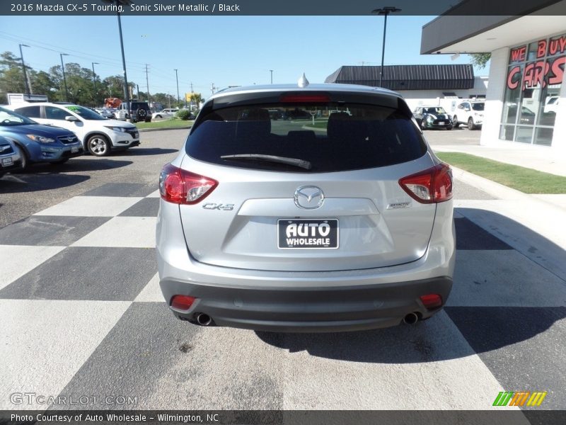 Sonic Silver Metallic / Black 2016 Mazda CX-5 Touring