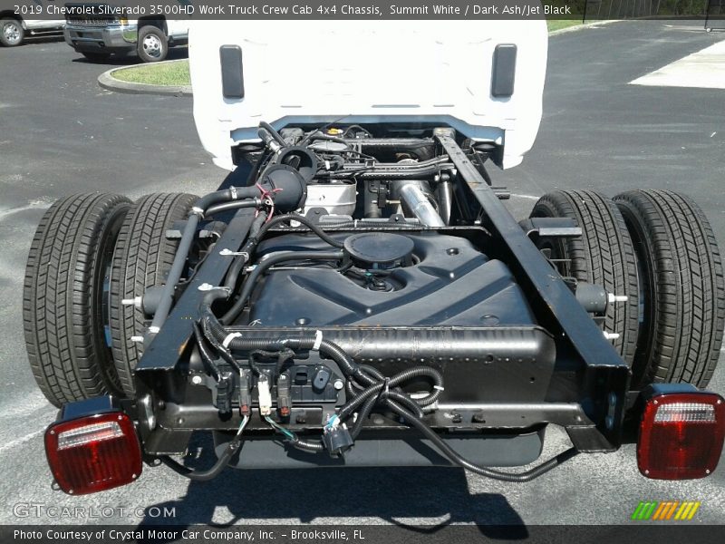 Summit White / Dark Ash/Jet Black 2019 Chevrolet Silverado 3500HD Work Truck Crew Cab 4x4 Chassis