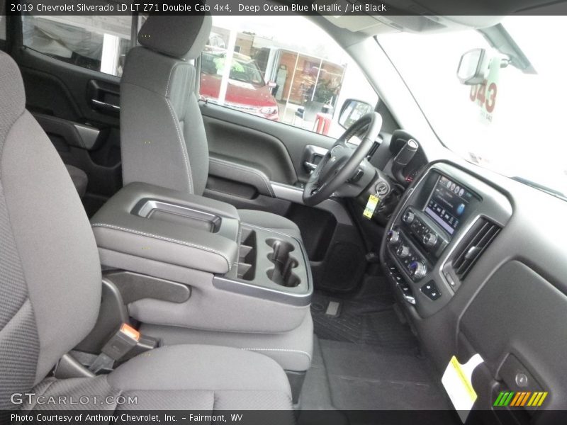 Deep Ocean Blue Metallic / Jet Black 2019 Chevrolet Silverado LD LT Z71 Double Cab 4x4