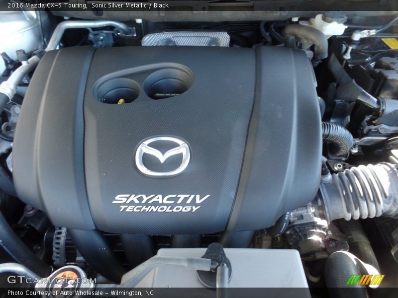 Sonic Silver Metallic / Black 2016 Mazda CX-5 Touring