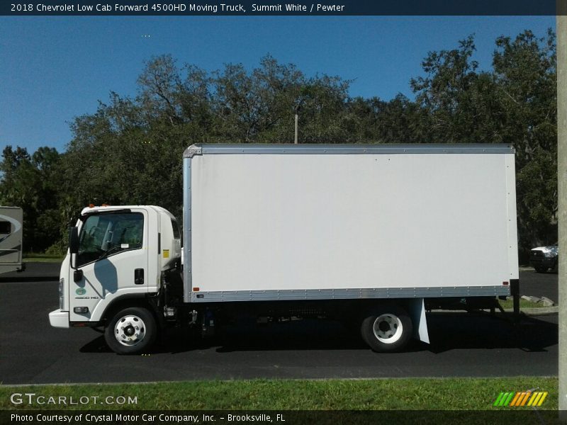 Summit White / Pewter 2018 Chevrolet Low Cab Forward 4500HD Moving Truck