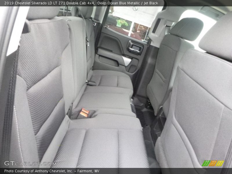 Deep Ocean Blue Metallic / Jet Black 2019 Chevrolet Silverado LD LT Z71 Double Cab 4x4