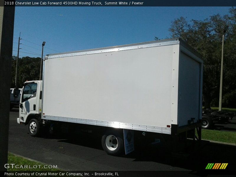 Summit White / Pewter 2018 Chevrolet Low Cab Forward 4500HD Moving Truck