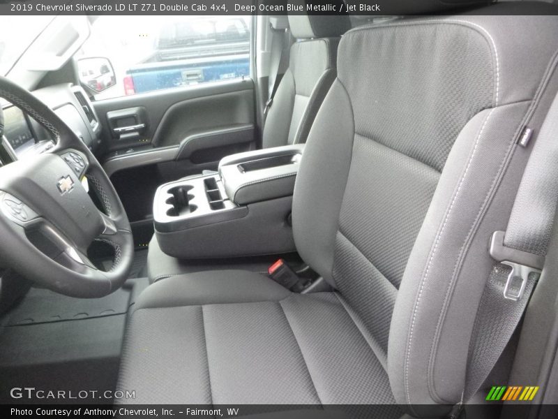 Deep Ocean Blue Metallic / Jet Black 2019 Chevrolet Silverado LD LT Z71 Double Cab 4x4