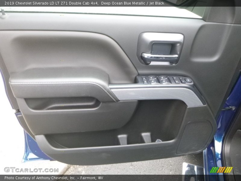 Deep Ocean Blue Metallic / Jet Black 2019 Chevrolet Silverado LD LT Z71 Double Cab 4x4
