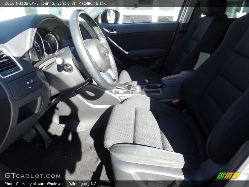 Sonic Silver Metallic / Black 2016 Mazda CX-5 Touring
