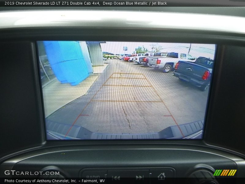 Deep Ocean Blue Metallic / Jet Black 2019 Chevrolet Silverado LD LT Z71 Double Cab 4x4