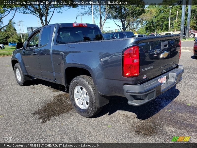 Shadow Gray Metallic / Jet Black/Dark Ash 2019 Chevrolet Colorado WT Extended Cab