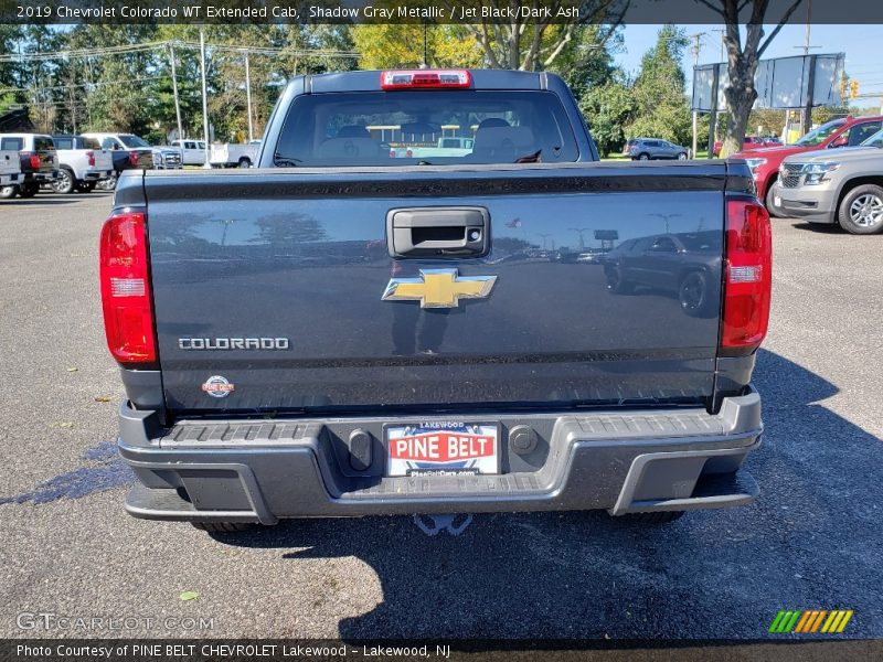 Shadow Gray Metallic / Jet Black/Dark Ash 2019 Chevrolet Colorado WT Extended Cab