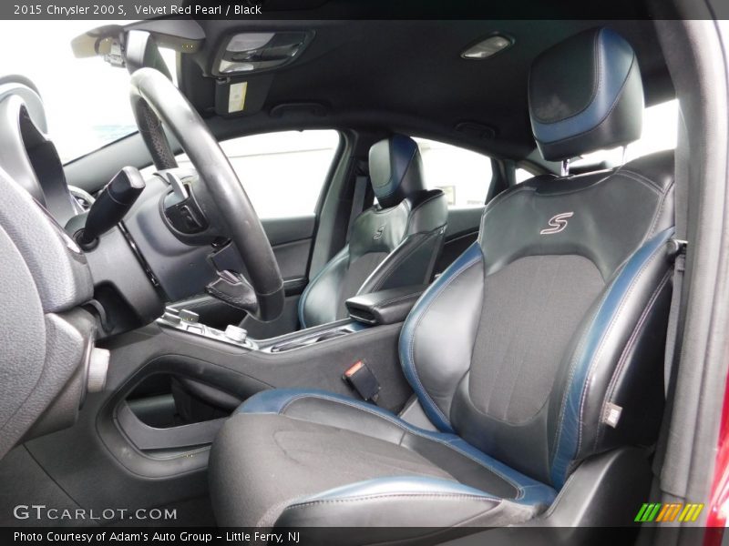 Velvet Red Pearl / Black 2015 Chrysler 200 S