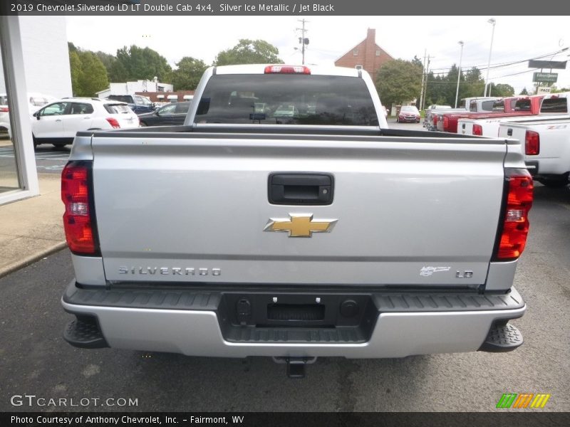 Silver Ice Metallic / Jet Black 2019 Chevrolet Silverado LD LT Double Cab 4x4