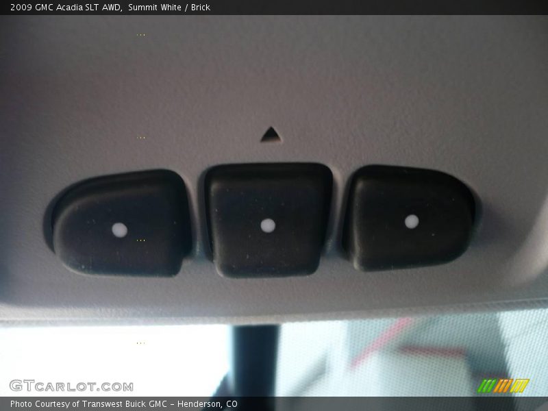 Summit White / Brick 2009 GMC Acadia SLT AWD