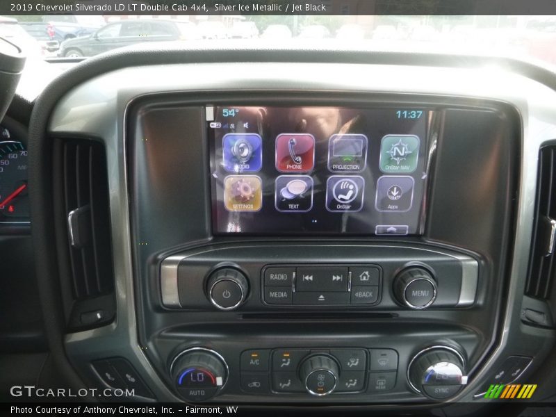 Silver Ice Metallic / Jet Black 2019 Chevrolet Silverado LD LT Double Cab 4x4