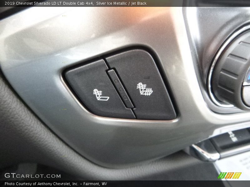 Silver Ice Metallic / Jet Black 2019 Chevrolet Silverado LD LT Double Cab 4x4