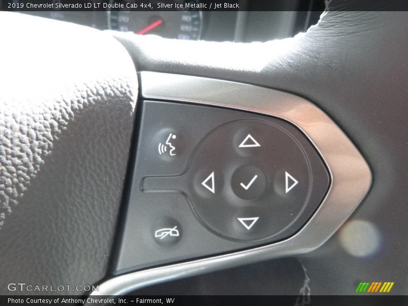Silver Ice Metallic / Jet Black 2019 Chevrolet Silverado LD LT Double Cab 4x4